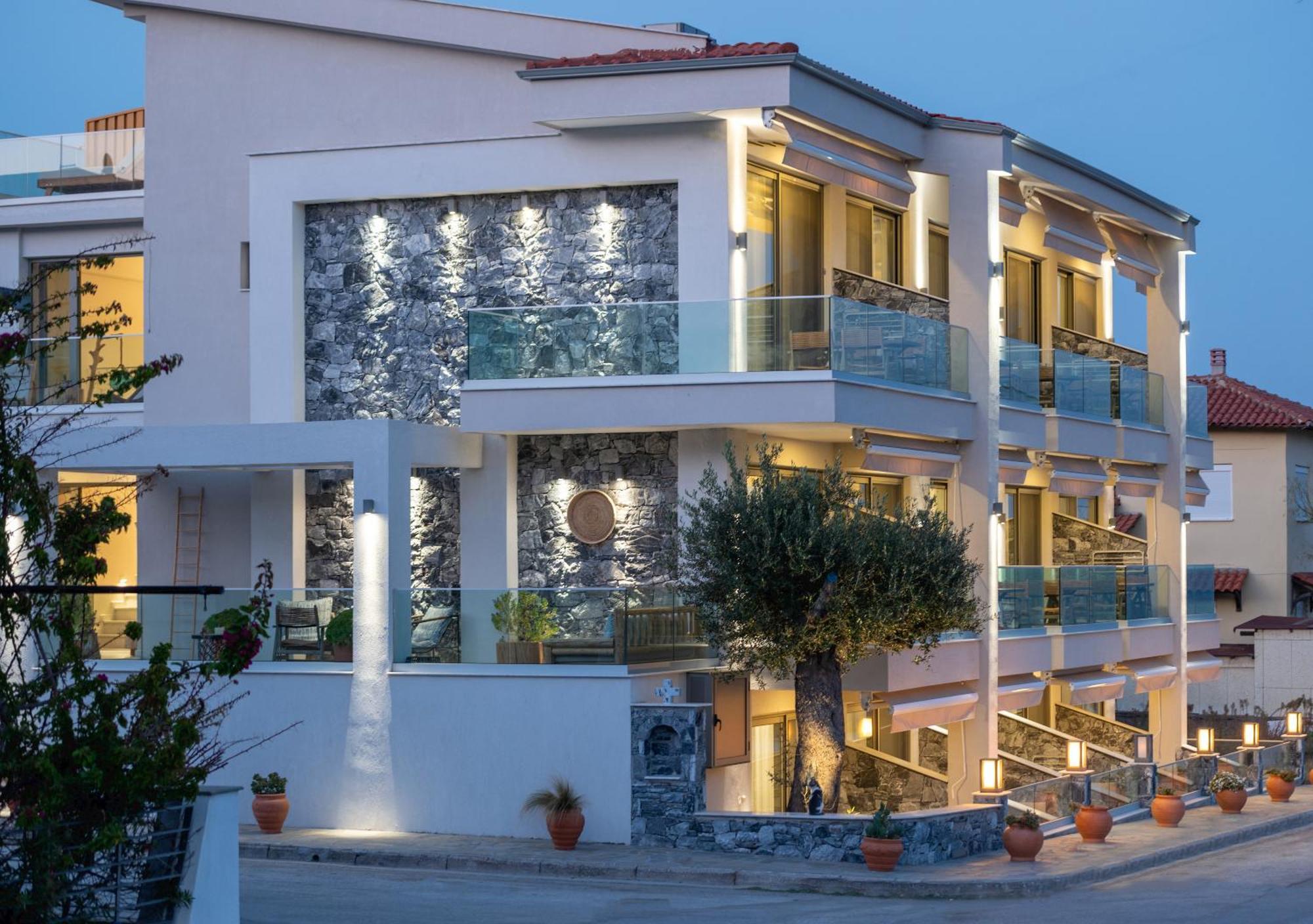 Ikies Apollon Boutique Hotel Сарти Экстерьер фото